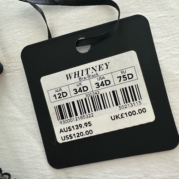 Honey Birdette Whitney Black 4 pc Set NWT - Picture 5 of 11